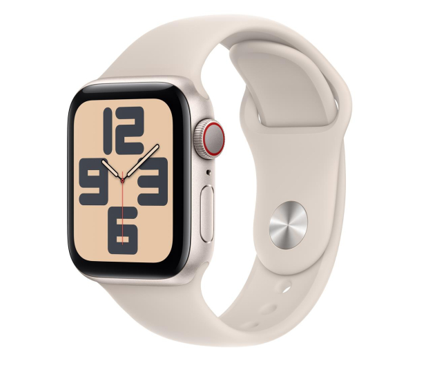 Apple Watch SE 2 40/Starlight Aluminum/Starlight SportBand S/M LTE - 1180683 - zdjęcie